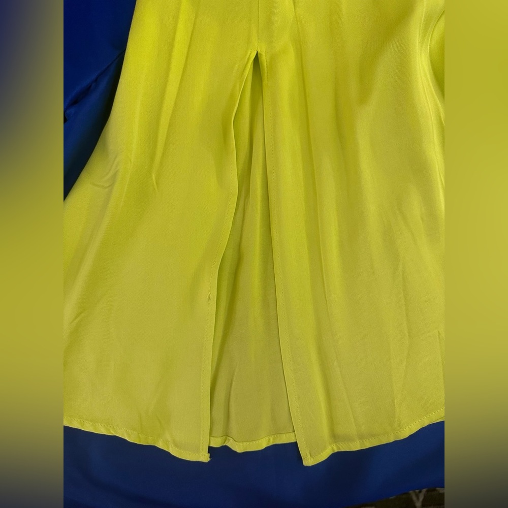 NWT Small Neon Yellow JUSTFAB Maxi Dress. - Picture 7 of 9